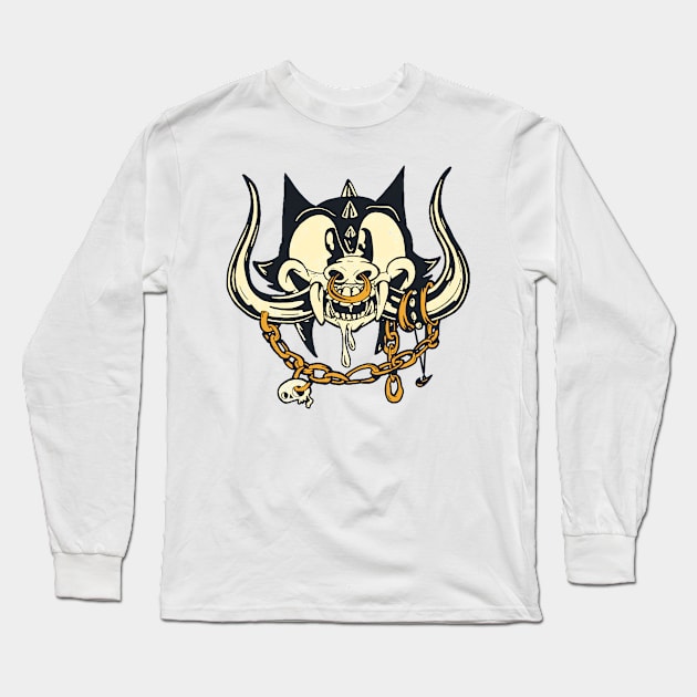 Felix The Motor Head Long Sleeve T-Shirt by Simbada Darurat